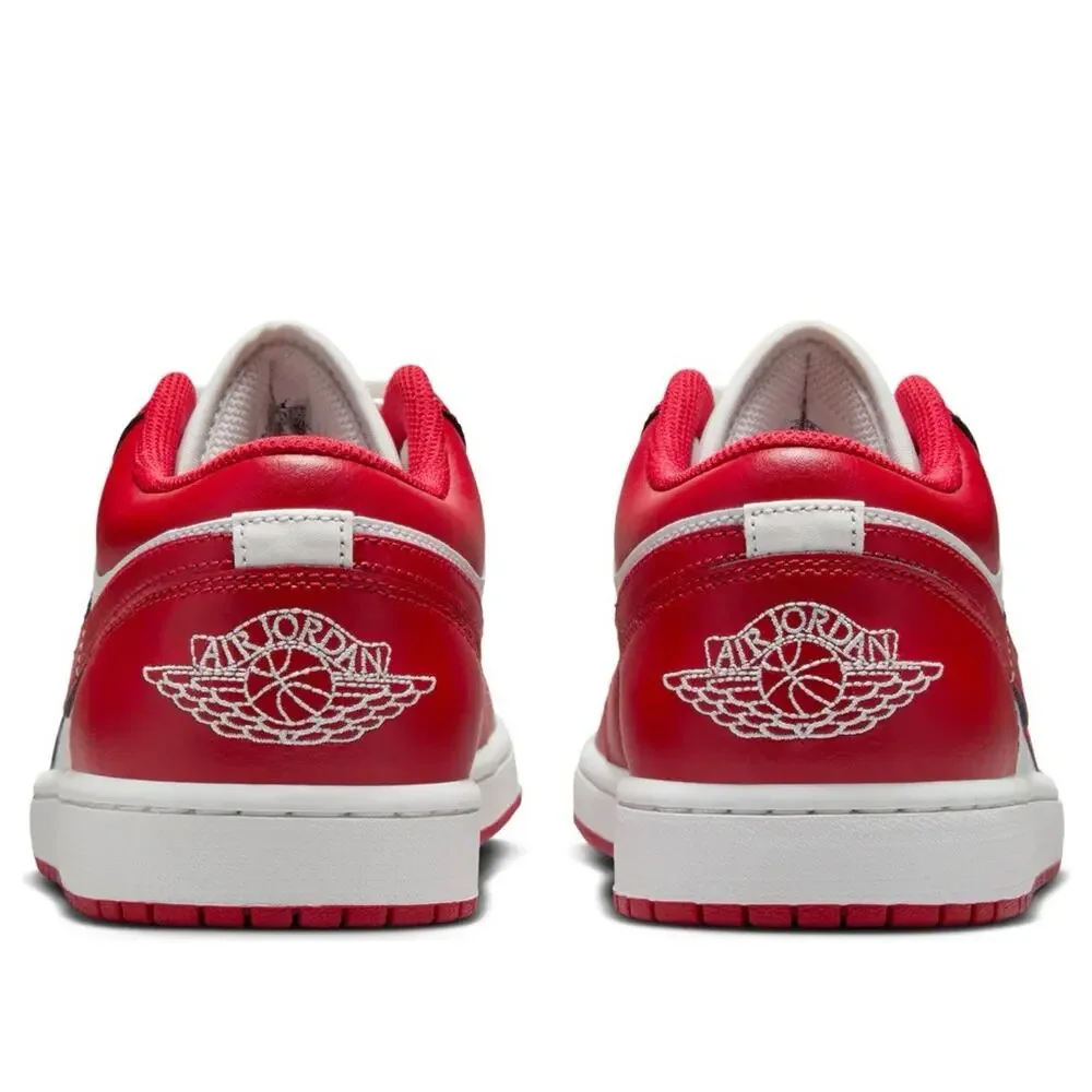 NEW Nike Air Jordan 1 Low Varsity Red White 553558-166 Men's Size Multi